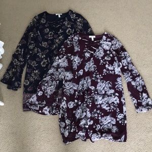 2 Floral Dresses
